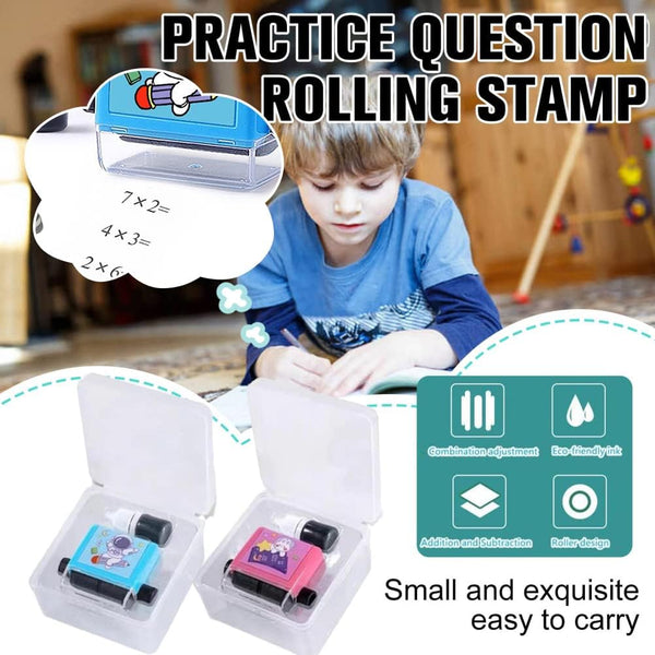Roller Digital Teaching Stamp for Kids | Refillable Ink | Creative Learning Tool